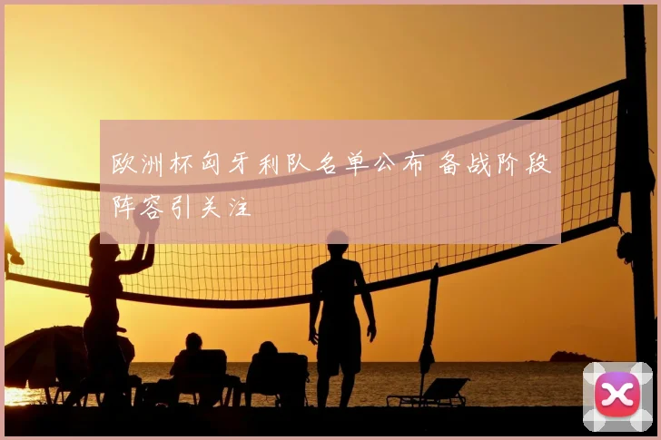 欧洲杯匈牙利队名单公布 备战阶段阵容引关注