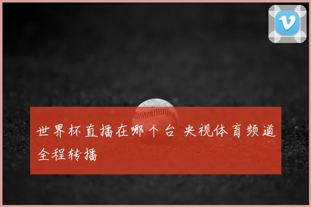 世界杯直播在哪个台 央视体育频道全程转播